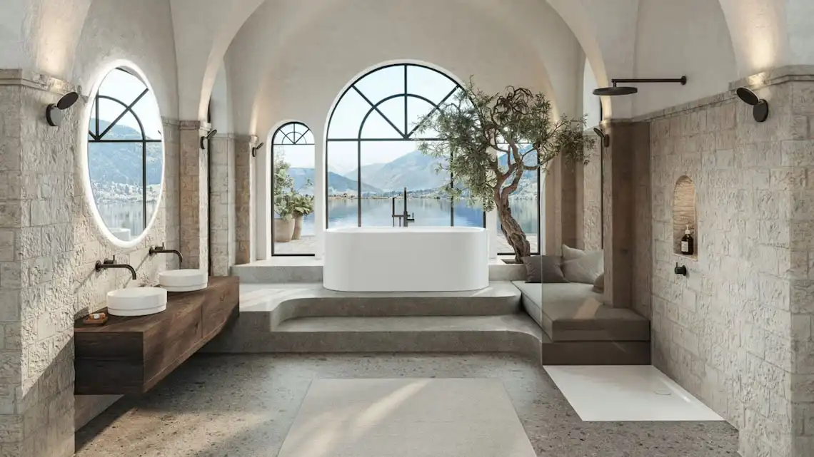 Kaldewei freestanding bathtub